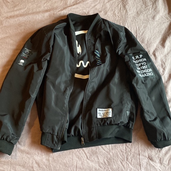 Bomber jacket reversible zip up - Picture 2 of 7